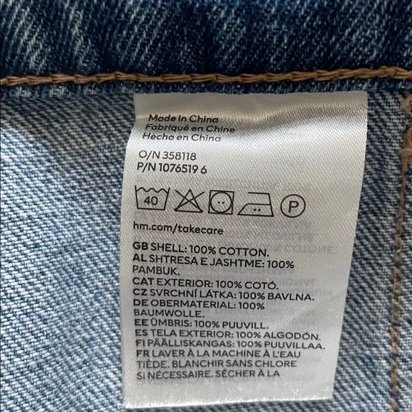 H&M  Cargo high waist wide leg jeans - Picture 5 of 16